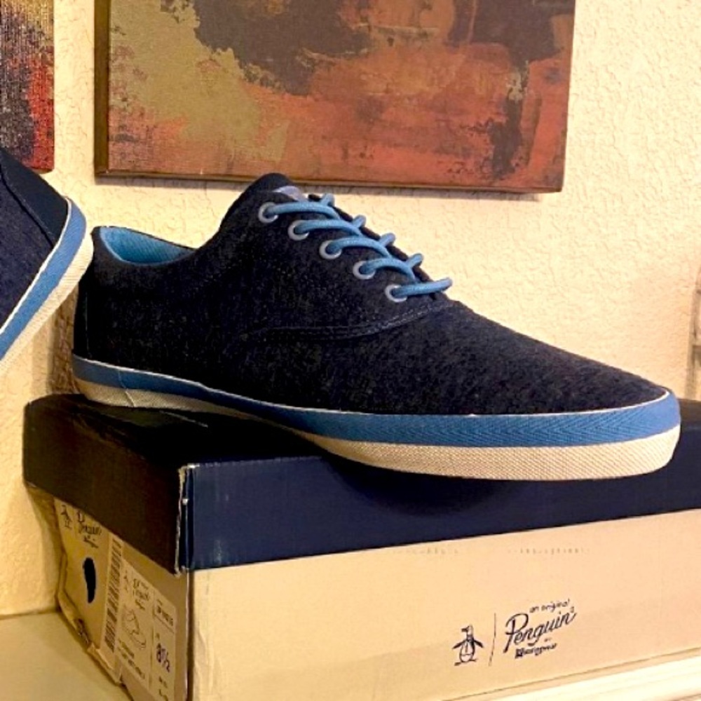 Original Penguin Donovan sneakers, NIB, navy